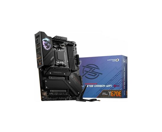 Материнская плата MSI MPG X670E CARBON WIFI, изображение 2 Материнская плата MSI MPG X670E CARBON WIFI, изображение 2