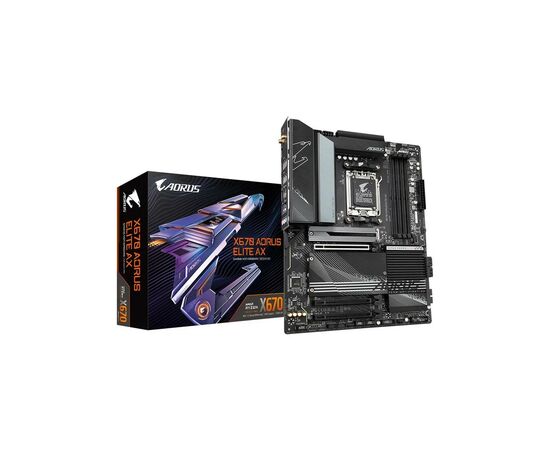 Материнская плата GIGABYTE X670 AORUS ELITE AX, изображение 2 Материнская плата GIGABYTE X670 AORUS ELITE AX, изображение 2