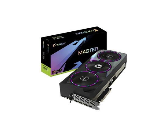 Видеокарта GIGABYTE GeForce RTX4090 24GB AORUS MASTER (GV-N4090AORUS M-24GD), изображение 9 Видеокарта GIGABYTE GeForce RTX4090 24GB AORUS MASTER (GV-N4090AORUS M-24GD), изображение 9