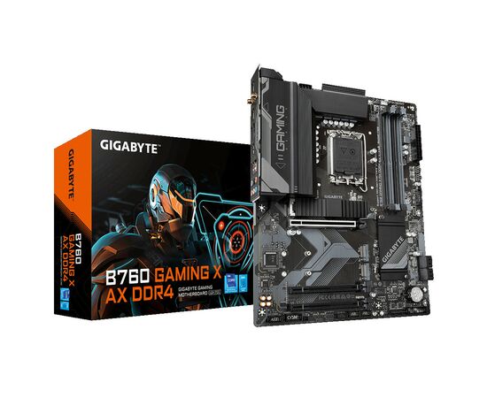 Материнская плата GIGABYTE B760 GAMING X AX DDR4, изображение 2 Материнская плата GIGABYTE B760 GAMING X AX DDR4, изображение 2