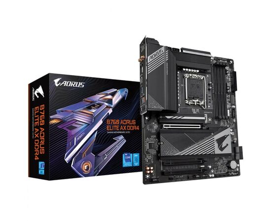 Материнская плата GIGABYTE B760 AORUS ELITE AX DDR4 (B760 A ELITE AX DDR4), изображение 2 Материнская плата GIGABYTE B760 AORUS ELITE AX DDR4 (B760 A ELITE AX DDR4), изображение 2