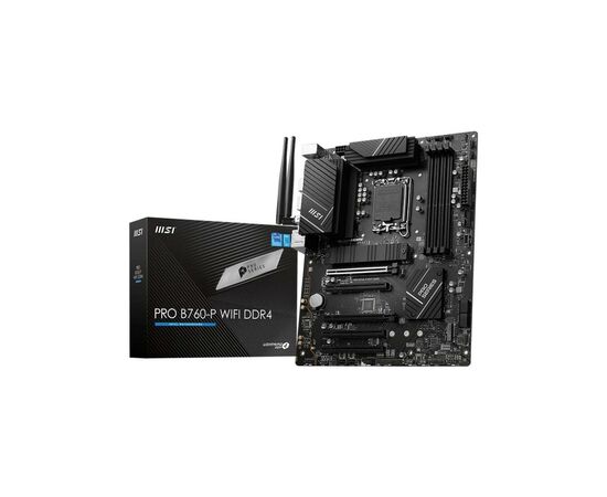 Материнская плата MSI PRO B760-P WIFI DDR4, изображение 2 Материнская плата MSI PRO B760-P WIFI DDR4, изображение 2