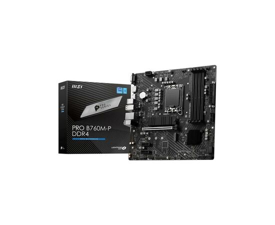 Материнская плата MSI PRO B760M-P DDR4, изображение 2 Материнская плата MSI PRO B760M-P DDR4, изображение 2