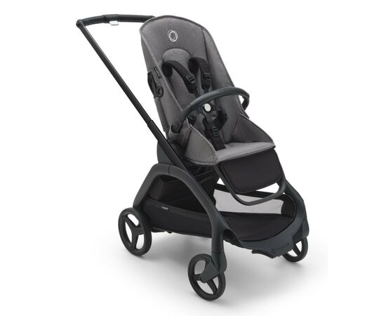 Коляска Bugaboo Dragonfly Black/Grey Melange (без капюшону) (100047023)