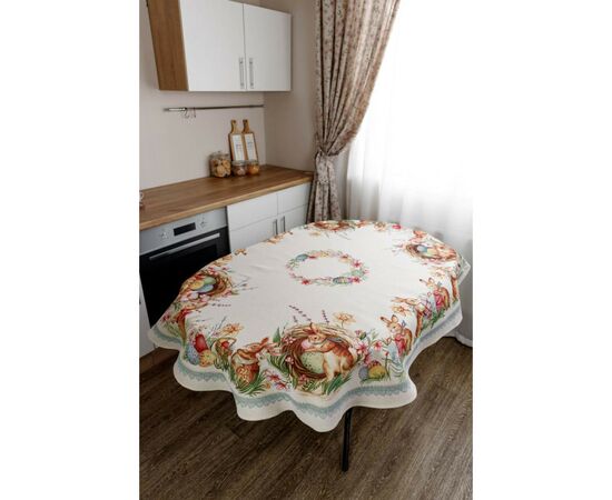 Скатерть Прованс oval гобеленовая Злагода 135х240 см (034187), изображение 2 Скатерть Прованс oval гобеленовая Злагода 135х240 см (034187), изображение 2