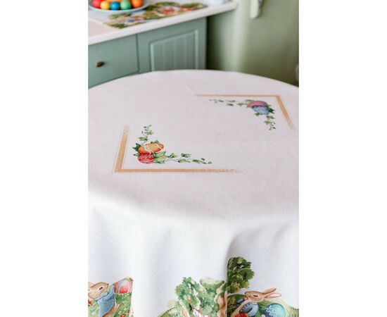Скатерть Прованс гобеленовая Поляна D-180 см (034137), изображение 4