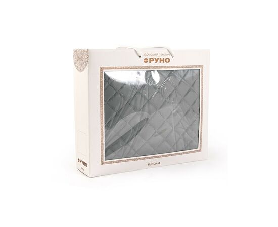 Покрывало Руно двустороннее декоративное Velour Dark Grey ромб 150х220 см (360.55_Dark Grey ромб), изображение 10 Покрывало Руно двустороннее декоративное Velour Dark Grey ромб 150х220 см (360.55_Dark Grey ромб), изображение 10