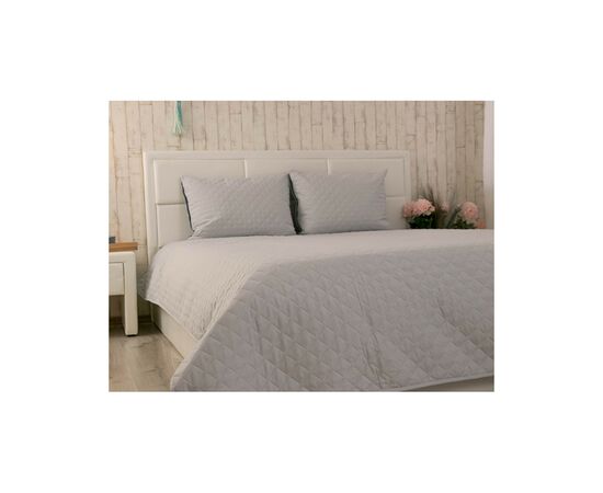 Покрывало Руно двустороннее декоративное Velour Grey ромб 150х220 см (360.55_Grey ромб), изображение 10 Покрывало Руно двустороннее декоративное Velour Grey ромб 150х220 см (360.55_Grey ромб), изображение 10