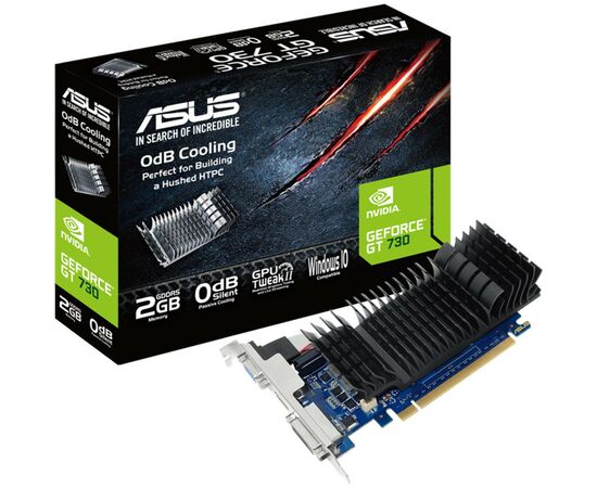 Видеокарта GeForce GT730 2048Mb ASUS (GT730-SL-2GD5-BRK), изображение 2 Видеокарта GeForce GT730 2048Mb ASUS (GT730-SL-2GD5-BRK), изображение 2