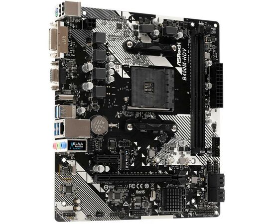 Материнская плата ASRock B450M-HDV R4.0, изображение 4 Материнская плата ASRock B450M-HDV R4.0, изображение 4