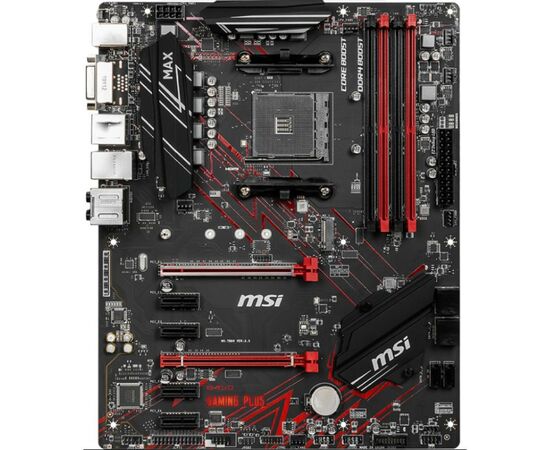 Материнская плата MSI B450 GAMING PLUS MAX, изображение 2 Материнская плата MSI B450 GAMING PLUS MAX, изображение 2