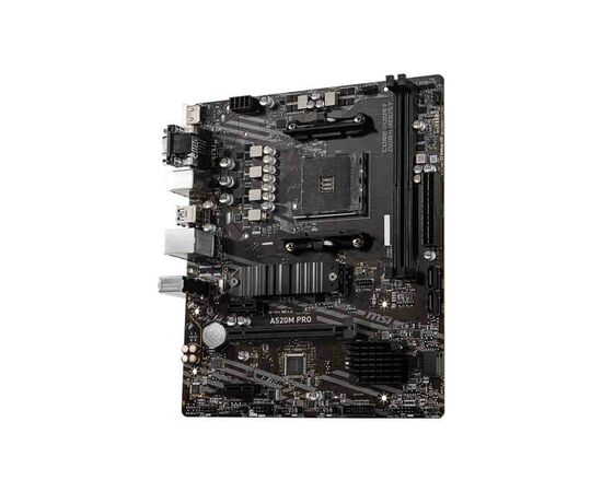 Материнская плата MSI A520M PRO, изображение 3 Материнская плата MSI A520M PRO, изображение 3