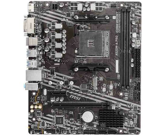Материнская плата MSI A520M-A PRO, изображение 2 Материнская плата MSI A520M-A PRO, изображение 2