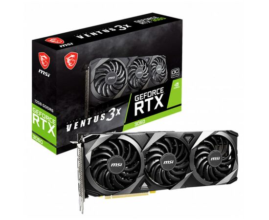 Відеокарта MSI GeForce RTX3060 12Gb VENTUS 3X OC (RTX 3060 VENTUS 3X 12G OC)