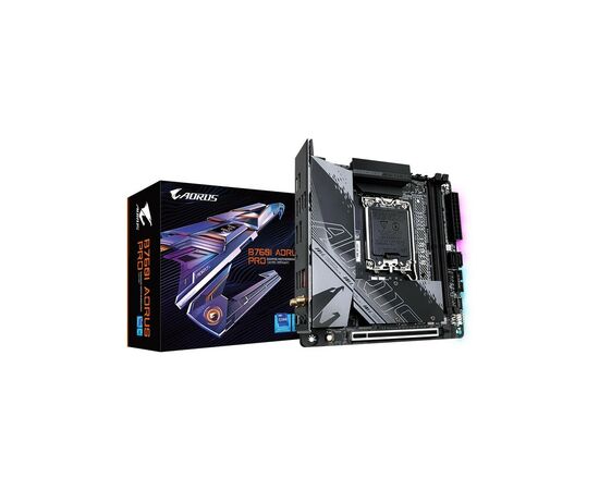 Материнская плата GIGABYTE B760I AORUS PRO, изображение 2 Материнская плата GIGABYTE B760I AORUS PRO, изображение 2