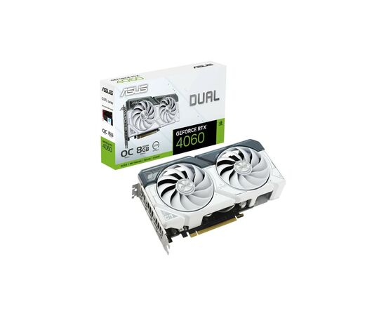 Відеокарта ASUS GeForce RTX4060 8Gb DUAL OC WHITE (DUAL-RTX4060-O8G-WHITE), зображення 2