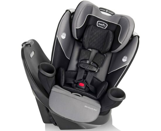 Автокресло Evenflo Revolve 360 LX (1,8 до 54,4 кг) Amherst Gray (032884201983), изображение 3 Автокресло Evenflo Revolve 360 LX (1,8 до 54,4 кг) Amherst Gray (032884201983), изображение 3