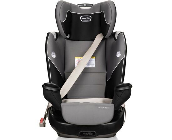 Автокресло Evenflo Revolve 360 LX (1,8 до 54,4 кг) Amherst Gray (032884201983), изображение 4 Автокресло Evenflo Revolve 360 LX (1,8 до 54,4 кг) Amherst Gray (032884201983), изображение 4