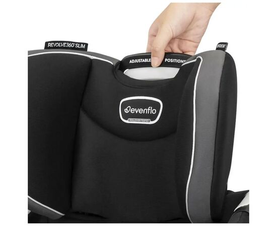 Автокресло Evenflo Revolve 360 Slim (1,8 до 29,5 кг) Canton Black (032884203567), изображение 9 Автокресло Evenflo Revolve 360 Slim (1,8 до 29,5 кг) Canton Black (032884203567), изображение 9