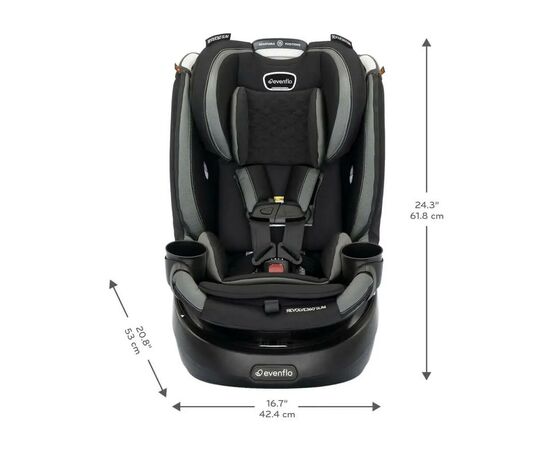 Автокресло Evenflo Revolve 360 Slim (1,8 до 29,5 кг) Salem Black (032884203536), изображение 2