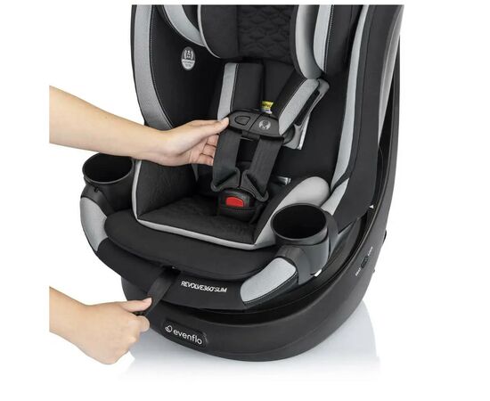 Автокресло Evenflo Revolve 360 Slim (1,8 до 29,5 кг) Salem Black (032884203536), изображение 7