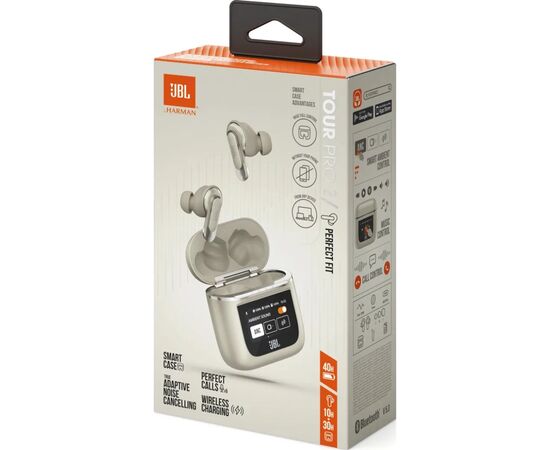 Наушники JBL Tour Pro 2 TWS Champagne (JBLTOURPRO2CPG), изображение 8 Наушники JBL Tour Pro 2 TWS Champagne (JBLTOURPRO2CPG), изображение 8