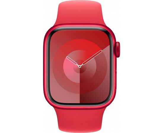 Ремешок для смарт-часов Apple 45mm (PRODUCT)RED Sport Band - S/M (MT3W3ZM/A), изображение 3 Ремешок для смарт-часов Apple 45mm (PRODUCT)RED Sport Band - S/M (MT3W3ZM/A), изображение 3