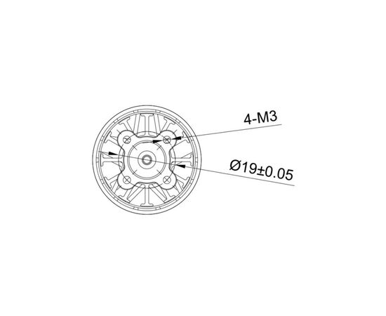 Двигатель для дрона Hobbyporter 3115 640KV (HP3115-KV640), изображение 6 Двигатель для дрона Hobbyporter 3115 640KV (HP3115-KV640), изображение 6