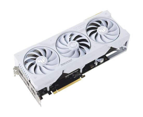 Видеокарта ASUS GeForce RTX4070Ti SUPER 16Gb TUF OC WHITE GAMING (TUF-RTX4070TIS-O16G-WHITE-GAMING), изображение 2 Видеокарта ASUS GeForce RTX4070Ti SUPER 16Gb TUF OC WHITE GAMING (TUF-RTX4070TIS-O16G-WHITE-GAMING), изображение 2