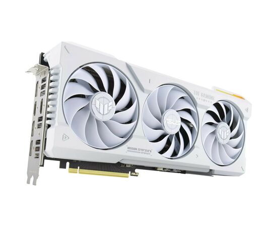 Видеокарта ASUS GeForce RTX4070Ti SUPER 16Gb TUF OC WHITE GAMING (TUF-RTX4070TIS-O16G-WHITE-GAMING), изображение 5 Видеокарта ASUS GeForce RTX4070Ti SUPER 16Gb TUF OC WHITE GAMING (TUF-RTX4070TIS-O16G-WHITE-GAMING), изображение 5