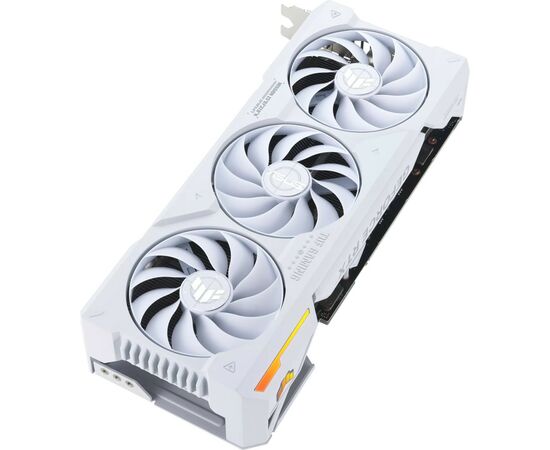 Видеокарта ASUS GeForce RTX4070Ti SUPER 16Gb TUF OC WHITE GAMING (TUF-RTX4070TIS-O16G-WHITE-GAMING), изображение 7 Видеокарта ASUS GeForce RTX4070Ti SUPER 16Gb TUF OC WHITE GAMING (TUF-RTX4070TIS-O16G-WHITE-GAMING), изображение 7