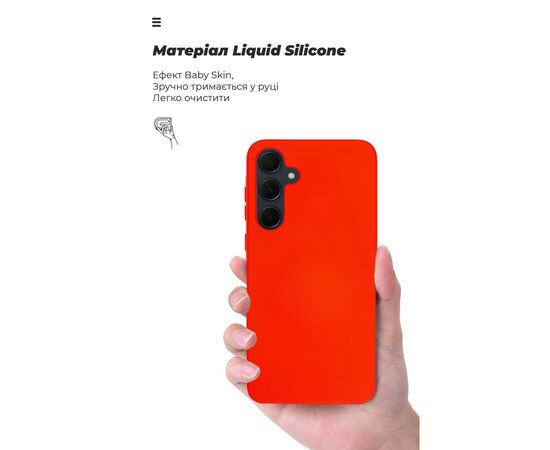 Чохол до мобільного телефона Armorstandart ICON Case Samsung A35 5G (A356) Red (ARM74321), зображення 7