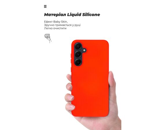 Чохол до мобільного телефона Armorstandart ICON Case Samsung A55 5G (A556) Red (ARM74325), зображення 7 Чохол до мобільного телефона Armorstandart ICON Case Samsung A55 5G (A556) Red (ARM74325), зображення 7