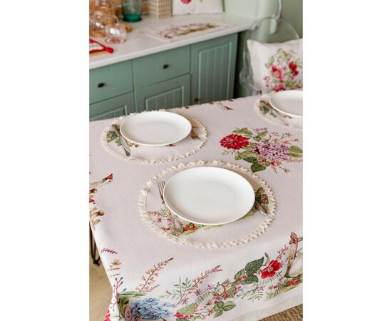 Скатерть Прованс гобеленовая Гуси 135х180 см (034097), изображение 4