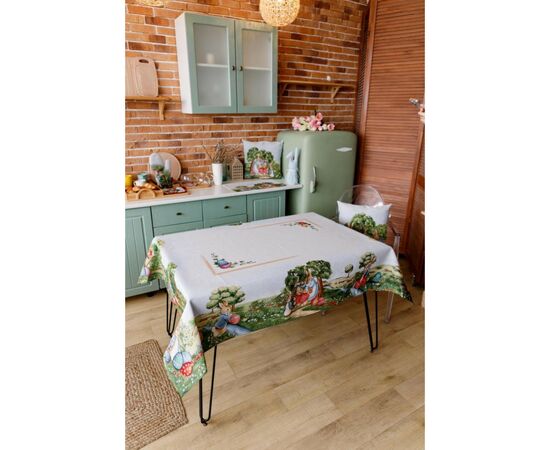 Скатерть Прованс гобеленовая Поляна 135х240 см (034107), изображение 2 Скатерть Прованс гобеленовая Поляна 135х240 см (034107), изображение 2