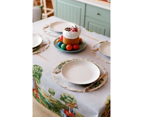 Скатерть Прованс гобеленовая Поляна 135х240 см (034107), изображение 9 Скатерть Прованс гобеленовая Поляна 135х240 см (034107), изображение 9