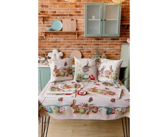 Скатерть Прованс гобеленовая Пасхальная Веснянка 135х350 см (034145), изображение 7 Скатерть Прованс гобеленовая Пасхальная Веснянка 135х350 см (034145), изображение 7