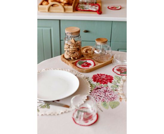 Скатерть Прованс гобеленовая Гуси D-180 см (034131), изображение 6