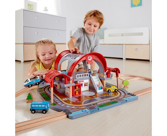 Железная дорога Hape Станция Гранд Сити (E3725), изображение 3 Железная дорога Hape Станция Гранд Сити (E3725), изображение 3