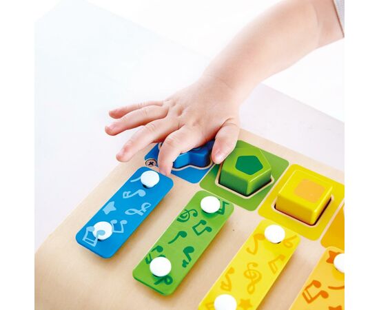 Развивающая игрушка Hape Ксилофон-сортер (E0334), изображение 5 Развивающая игрушка Hape Ксилофон-сортер (E0334), изображение 5