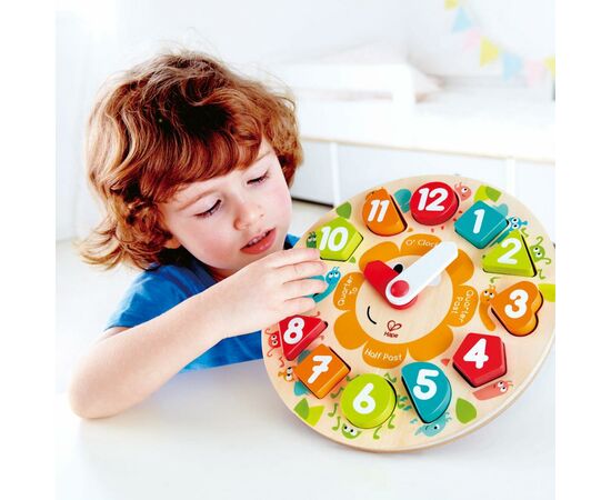 Пазл Hape Часики (E1622), изображение 3 Пазл Hape Часики (E1622), изображение 3