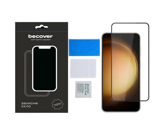 Стекло защитное BeCover Samsung Galaxy S24 SM-S921 Black (711037), изображение 4 Стекло защитное BeCover Samsung Galaxy S24 SM-S921 Black (711037), изображение 4