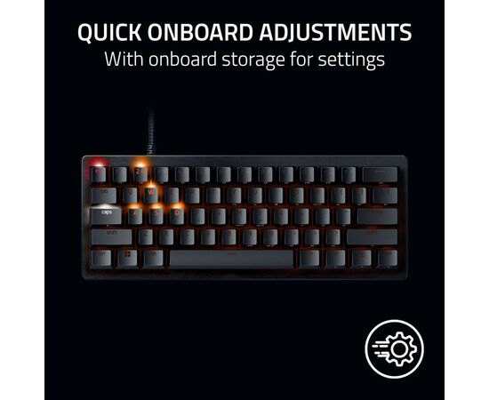 Клавиатура Razer Huntsman V3 Pro Mini USB UA Black (RZ03-04990100-R3M1), изображение 6 Клавиатура Razer Huntsman V3 Pro Mini USB UA Black (RZ03-04990100-R3M1), изображение 6