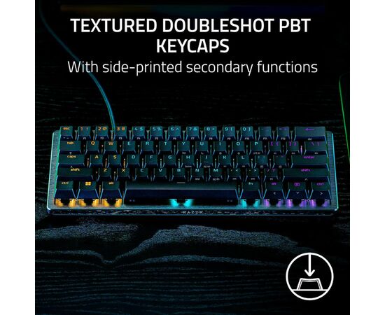 Клавиатура Razer Huntsman V3 Pro Mini USB UA Black (RZ03-04990100-R3M1), изображение 8 Клавиатура Razer Huntsman V3 Pro Mini USB UA Black (RZ03-04990100-R3M1), изображение 8