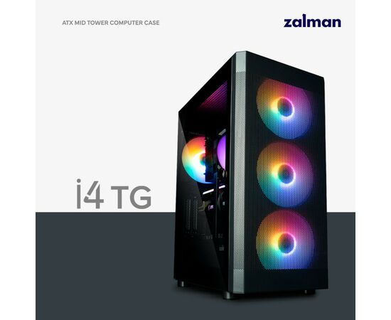 Корпус Zalman I4TGBLACK, зображення 2 Корпус Zalman I4TGBLACK, зображення 2