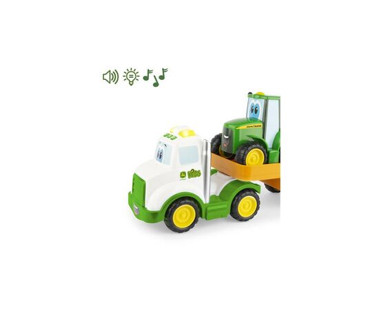 Спецтехника John Deere Kids тягач и трактор со светом и звуком (47207), изображение 2 Спецтехника John Deere Kids тягач и трактор со светом и звуком (47207), изображение 2