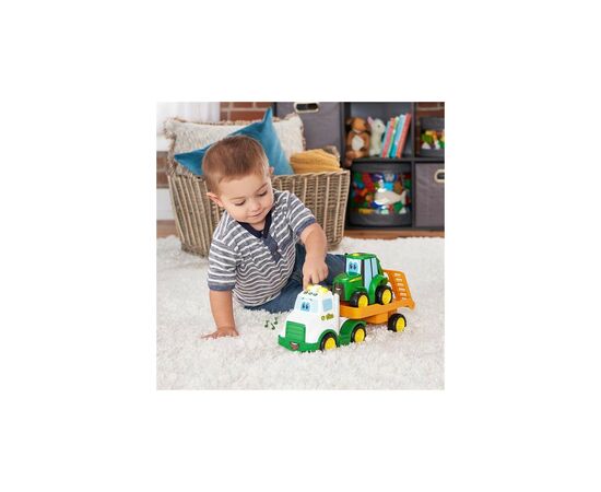 Спецтехника John Deere Kids тягач и трактор со светом и звуком (47207), изображение 4 Спецтехника John Deere Kids тягач и трактор со светом и звуком (47207), изображение 4