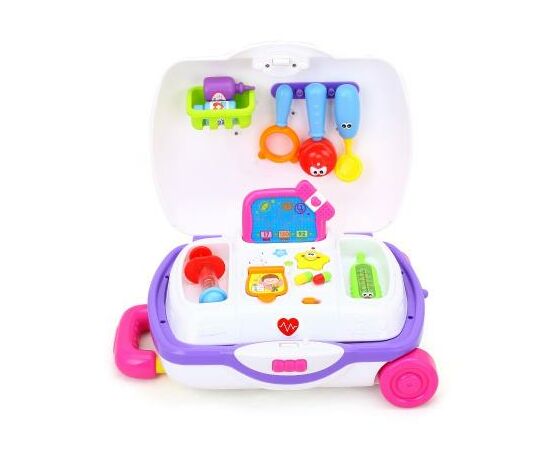 Развивающая игрушка Huile Toys Чемоданчик доктора (3107), изображение 3 Развивающая игрушка Huile Toys Чемоданчик доктора (3107), изображение 3