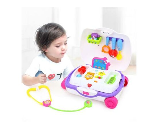 Развивающая игрушка Huile Toys Чемоданчик доктора (3107), изображение 8 Развивающая игрушка Huile Toys Чемоданчик доктора (3107), изображение 8