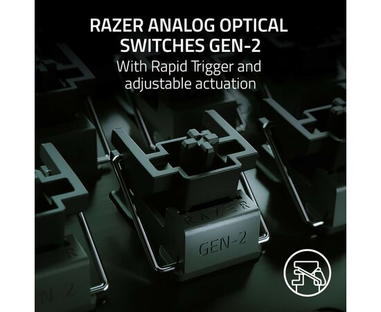 Клавиатура Razer Huntsman V3 Pro USB UA Black (RZ03-04970100-R3M1), изображение 5 Клавиатура Razer Huntsman V3 Pro USB UA Black (RZ03-04970100-R3M1), изображение 5